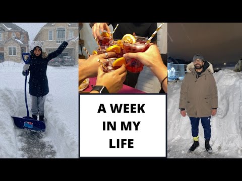 VLOG: A MASSIVE SNOWSTORM & MY BEST FRIEND'S BIRTHDAY | Hemali Mistry