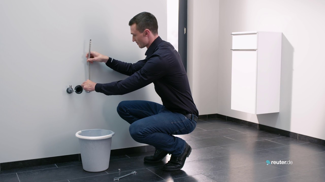 Montage Schrankwaschtisch Villeroy & Boch Venticello“ und Unterschrank