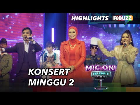 Mic On! Selebriti Minggu 2 • Highlights Persembahan, Komen Juri & Keputusan