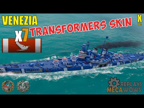 Venezia 7 Kills & 173k Damage | World of Warships Gameplay