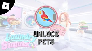 How to get pets in Laundry Simulator roblox