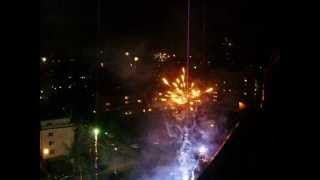 preview picture of video 'Fireworks at midnight Berlin 2013 part 3'