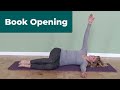 Book Opening⎮Easy Spine Rotation Pilates Exercise