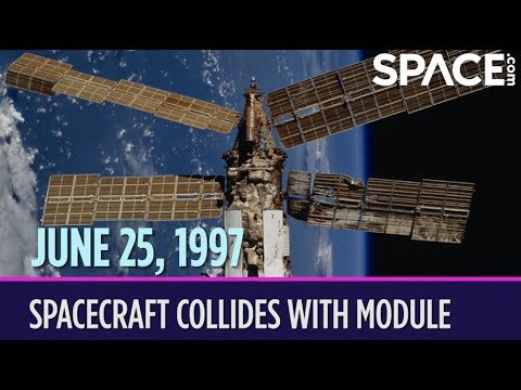 OTD in Space – June 25: Spacecraft Collides With Module