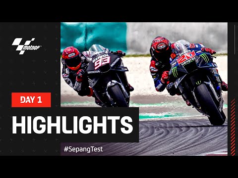 MotoGP2023 セパンオフィシャルテストのDay1ハイライト動画