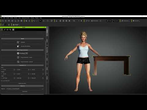Download Accessory in CC3 and Detatch in iClone 7 for Prop