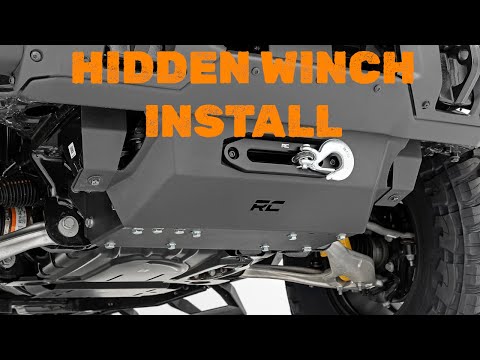 Rough Country Bronco Hidden Winch Install