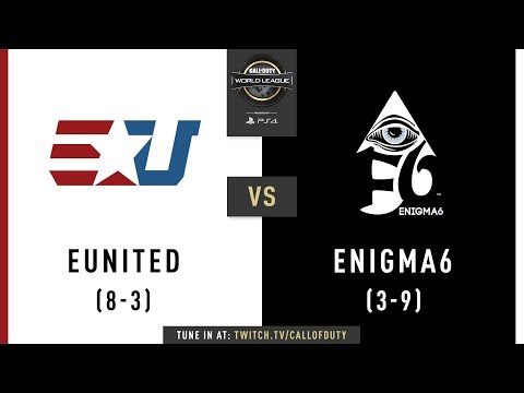 eUnited vs Enigma6 | CWL Pro League 2019 | Division B | Week 9 | Day 2