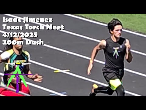 Isaac Jimenez | Track Alchemy | Texas Torch Meet | 200m Dash