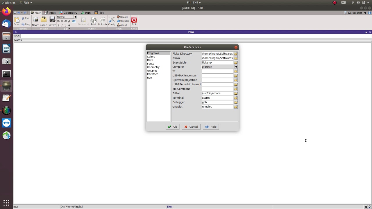 How to link FLAIR to FLUKA