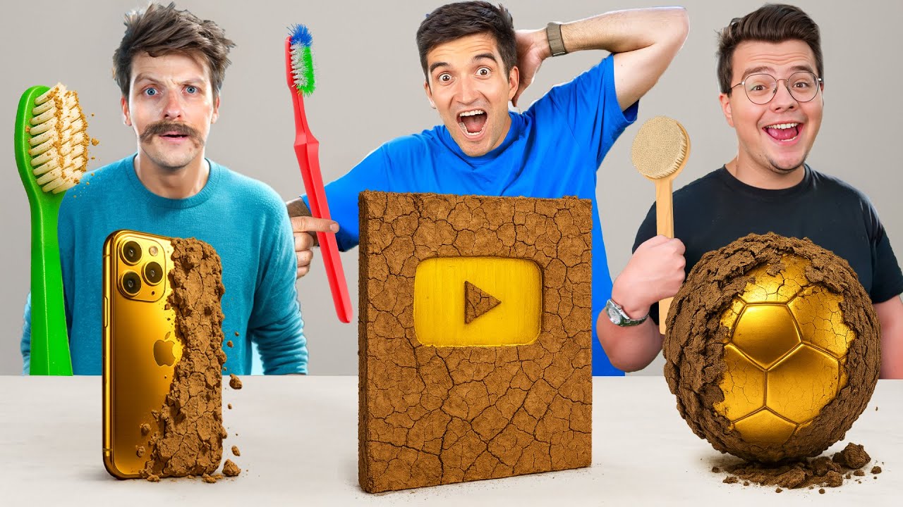 Cine CURATA mai bine OBIECTUL castiga CHALLENGE !!