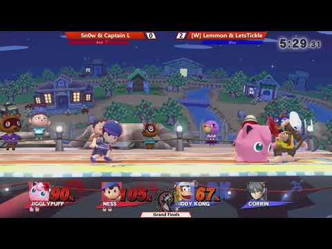 Dairantou #8   Smash 4 Doubles GF   Sn0w & Captain L VS W Lemmon & LetsTickle