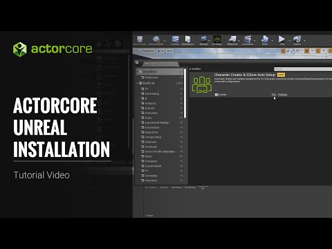 How to install Unreal AutoSetup for mocap animations from ActorCore motion platform