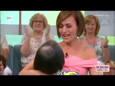 Fátima Lopes desfaz-se em lágrimas ao ser surpreendida pelos pais - A Tarde é Sua