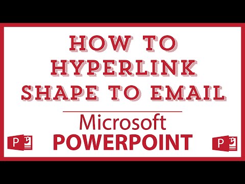 How To Hyperlink A Shape To An Email Address In Microsoft PowerPoint | 365 |  *2025