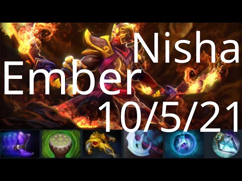 Nisha Ember Spirit vs Doom - Activate Fire Remnant GG! - Secret vs Alliance game1 - OGA Dota PIT