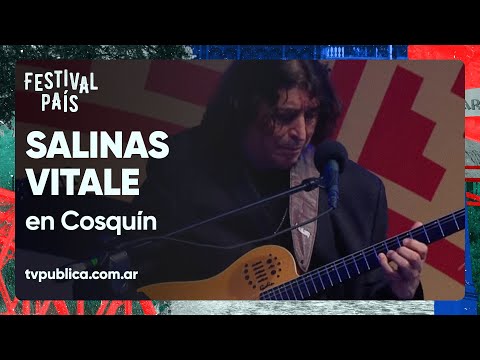 Luis Salinas y Lito Vitale en Cosquín - Festival País 2023