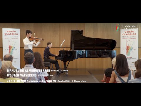 Festival VERÃO CLÁSSICO 2019-TalentFest, Manuel de Almeida Ferrer and Wouter Valvekens - Mendelssohn