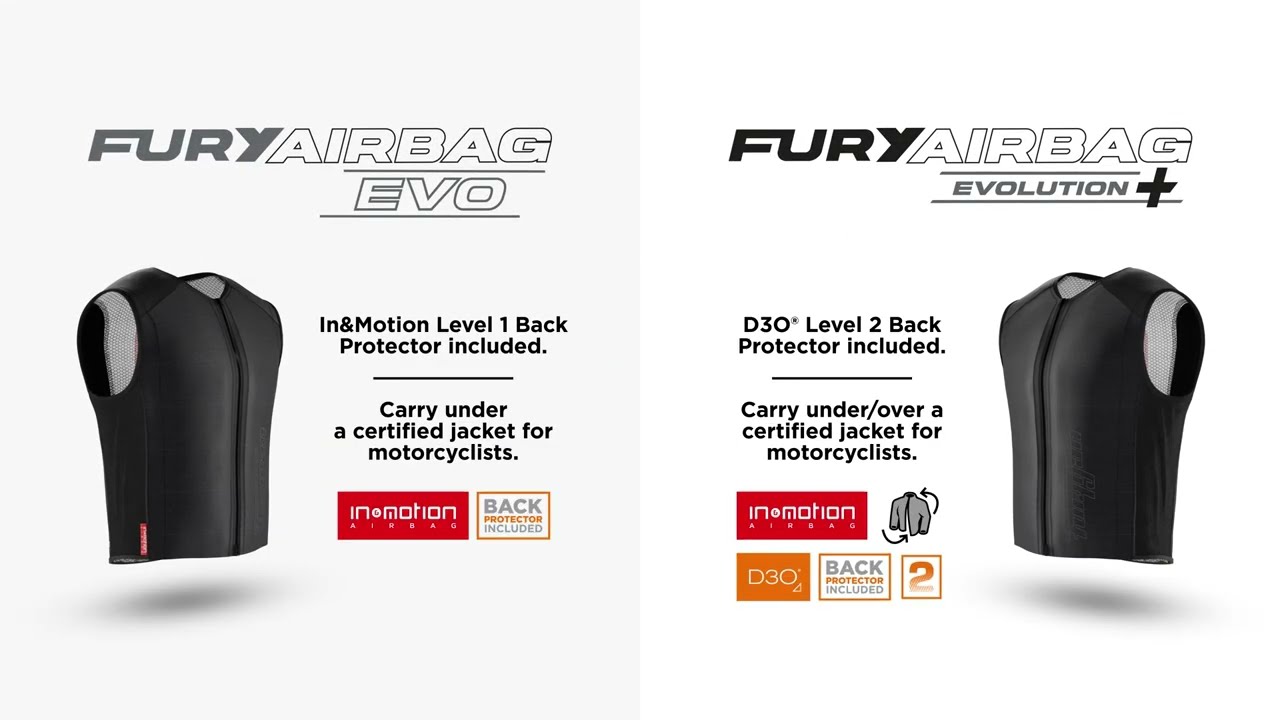 Furygan Fury Airbag Evolution+ - Black Video