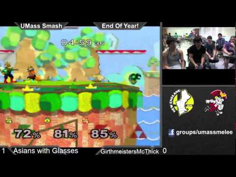 UMass Smash - Tian & Wind vs MattDotZeb & Slag - Winners Finals - SSBM