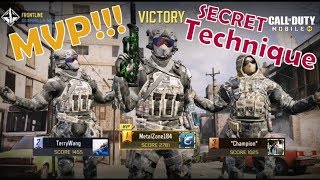 🏆🔥MVP in one Place Call of Duty: Mobile(Secret Technique)