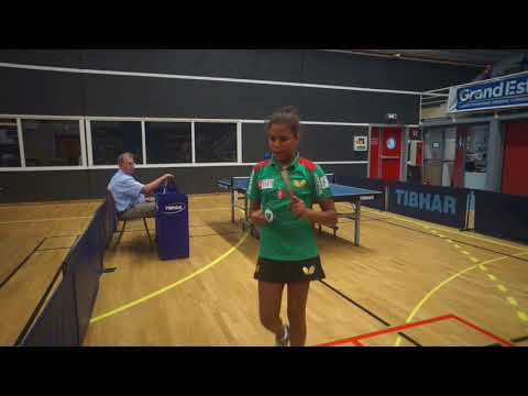 MATIUNINA Veronika(UKRAINE)-PINTO Matilde(PORTUGAL)eurominichamps2018