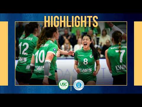 Highlights USC Münster - VC Wiesbaden
