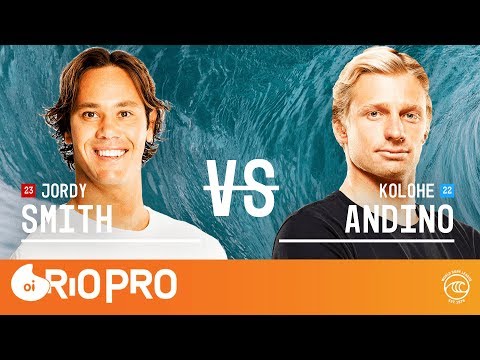 Jordy Smith vs. Kolohe Andino - Semifinals, Heat 2 - Oi Rio Pro 2019