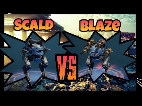 WR Test Server Scald Vs Blaze Blitz War Robots #wr #ikaoss #vs #warrobots #mech  08/03/22