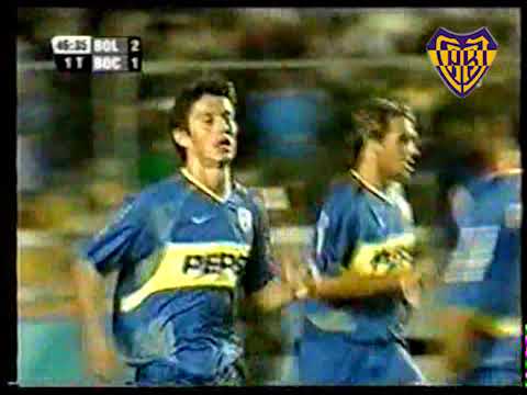 Caneo's goal against Bolívar (Bolívar 3-Boca 1 18-02-2004)