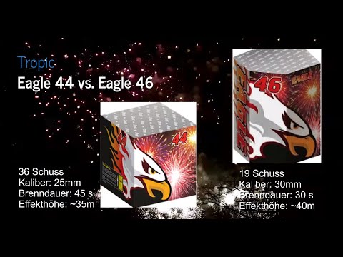 Tropic - Eagle 44 vs. Eagle 46  |  Bunt  |  Blinker  |  Gold  |  Sehr schön!