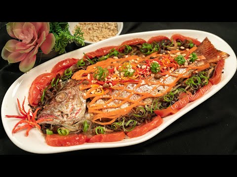 Cách làm CÁ CHƯNG TƯƠNG đặc biệt rất ngon không bị tanh | Special Steamed Fish Dish