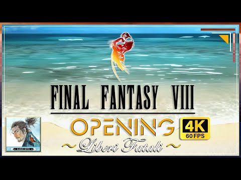FINAL FANTASY VIII Opening Video 4K UHD ～ Liberi Fatali | AI Remastered 60 FPS |