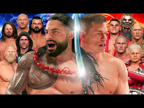 WWE 2K23 Live Stream - Roman Reigns Vs John Cena Faction War