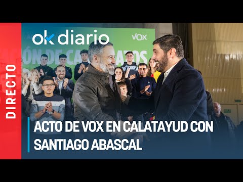 🔴DIRECTO| Acto de VOX en Calatayud con Santiago Abascal