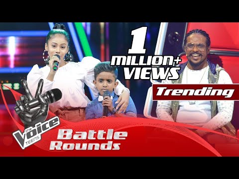The Battles : Thineth V Malindi | Me Irida Giya (මේ ඉරිදා ගිය ඉරිදා) | The Voice Teens Sri Lanka