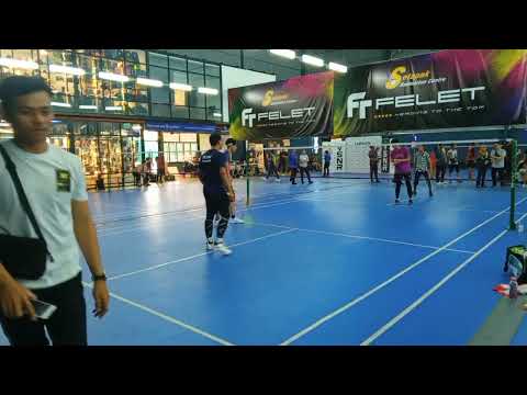 Badminton Final Suria Shuttle Men's Double Bakat Baru Tour - Bilal / Shahrizal Vs Shakir / Khalish