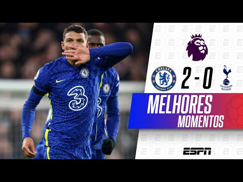 Gols e lances de Chelsea x Tottenhan