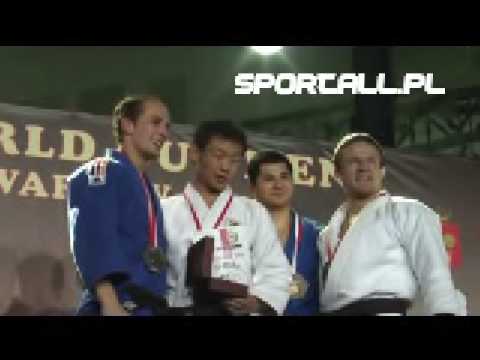 Krzysztof Wilkomirski na podium