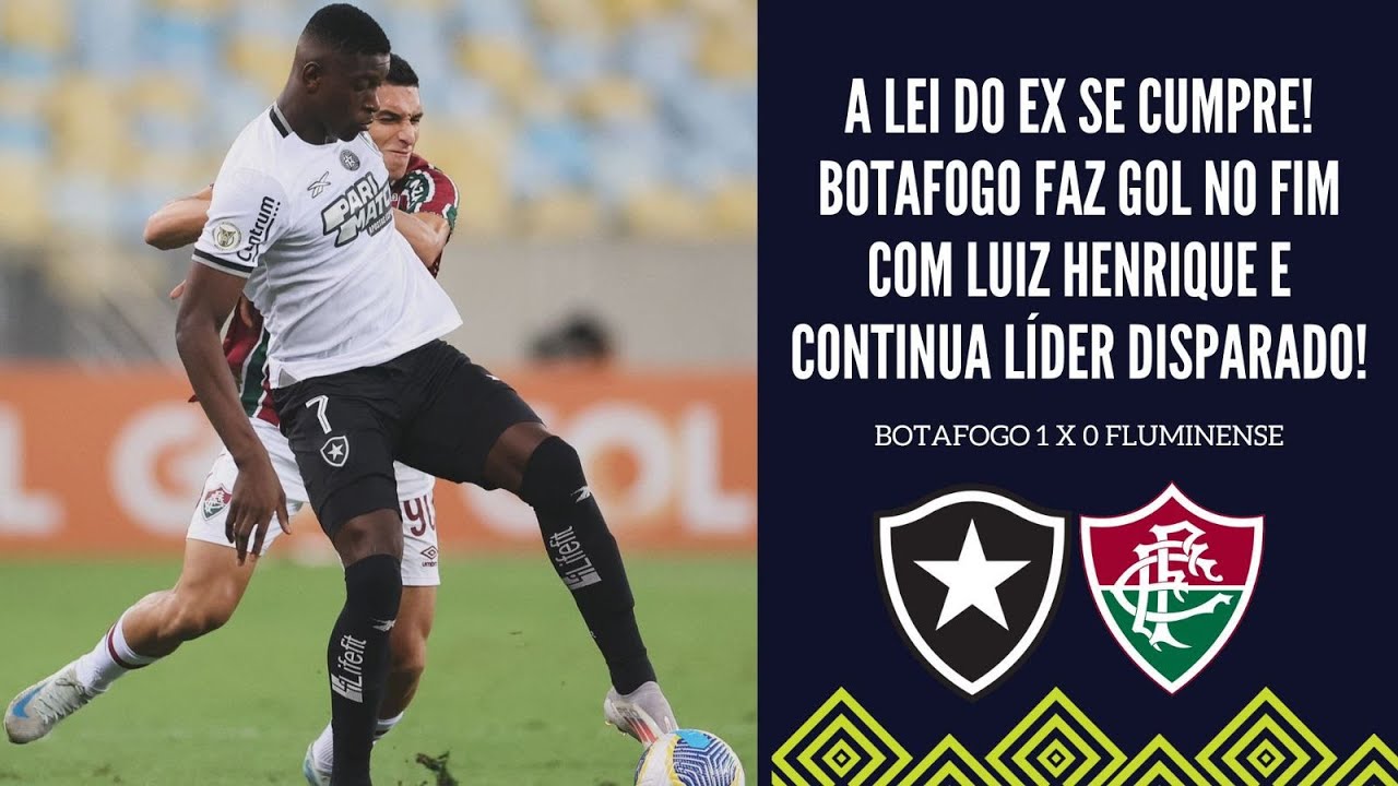 FLUMINENSE X BOTAFOGO TRANSMISSÃO AO VIVO DIRETO DO MARACANÃ - BRASILEIRÃO 2024 27ª RODADA