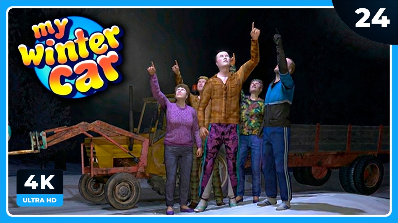 MWC #24 | ENCUENTRO UNA SECTA NOCTURNA... ¿? | MY WINTER CAR Gameplay Español