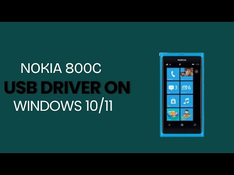 Nokia 800c USB Driver on Windows 10/11 Free Download