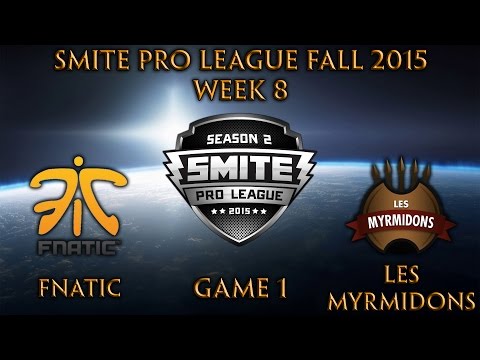 SPL Fall Week 8 - FNATIC vs. Myrmidons (Game 1)