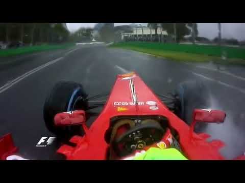 F1 2013 Australia Qualifying Massa Crashes