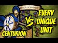 CENTURION Vs EVERY UNIQUE UNIT AoE II Definitive Edition
