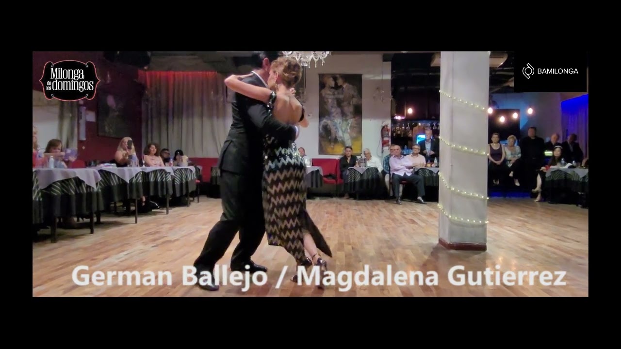 German Ballejo y Magdalena Gutiérrez / Milonga de los Domingos / 6 de Noviembre 2022 - 1/3