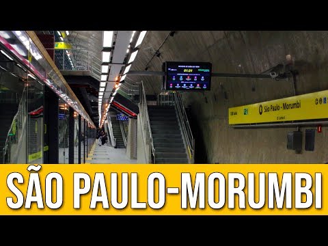 Nova Estação São Paulo-Morumbi da Linha 4 - Amarela - Eu Fui Conferir #98