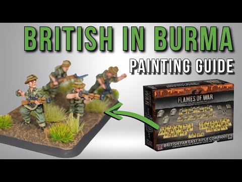 Flames of War British Far East Infantry Painting Guide | Battlefront Miniatures | Pacific Release
