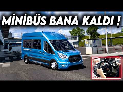 İSTEMEDEN MİNİBÜS ŞOFÖRÜ OLDUM !!! OTOGARA SERVİS ÇEKTİM ETS 2 MOD 1.53 [ Logitech G29 ]