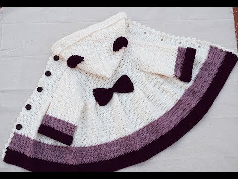 How to make a girl's crochet coat very easy